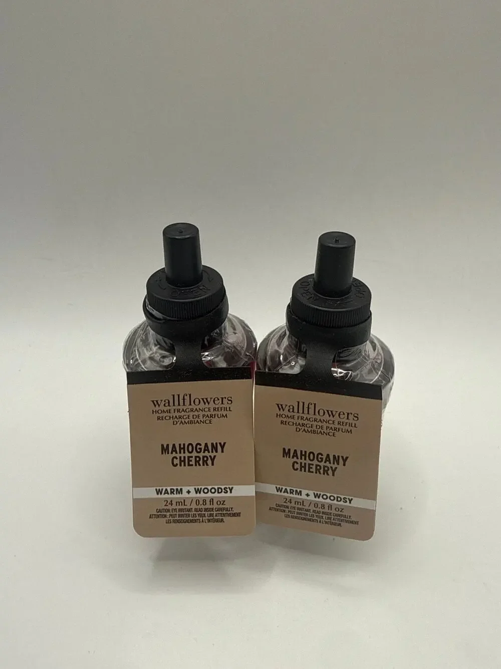 NEW Bath & Body Works Mahogany Cherry - Wallflower Fragrance Refill Bulb (2)